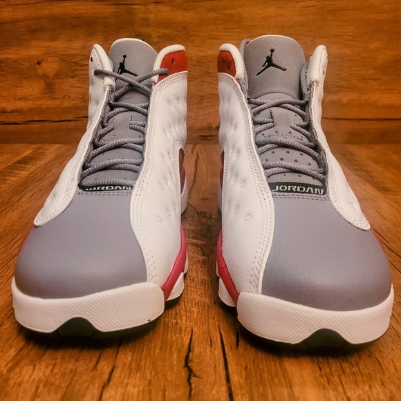 Nike Air Jordan 13 Retro Grey Toe 2014 GS Size 6Y DS 414574 126 Brand New - Picture 6 of 12